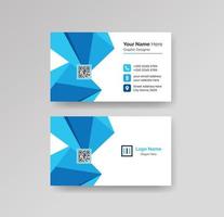 Modern Creative and Clean Business Card Design Template Vector