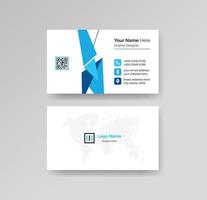 Modern Creative and Clean Business Card Design Template Vector