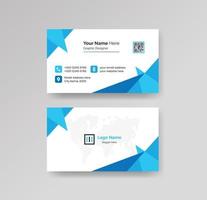 Modern Creative and Clean Business Card Design Template Vector