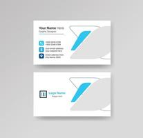 Modern Creative and Clean Business Card Design Template Vector