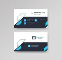 Modern Creative and Clean Business Card Design Template Vector