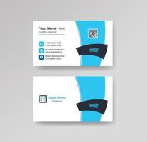 Modern Creative and Clean Business Card Design Template Vector