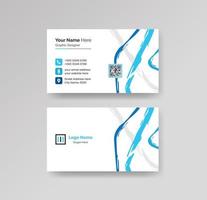 Modern Creative and Clean Business Card Design Template Vector