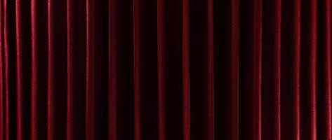 The red curtain pattern texture background. photo