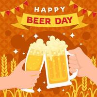 International Beer Day vector