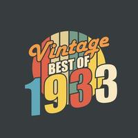 Vintage Best of 1934. 1934 Vintage Retro Birthday vector