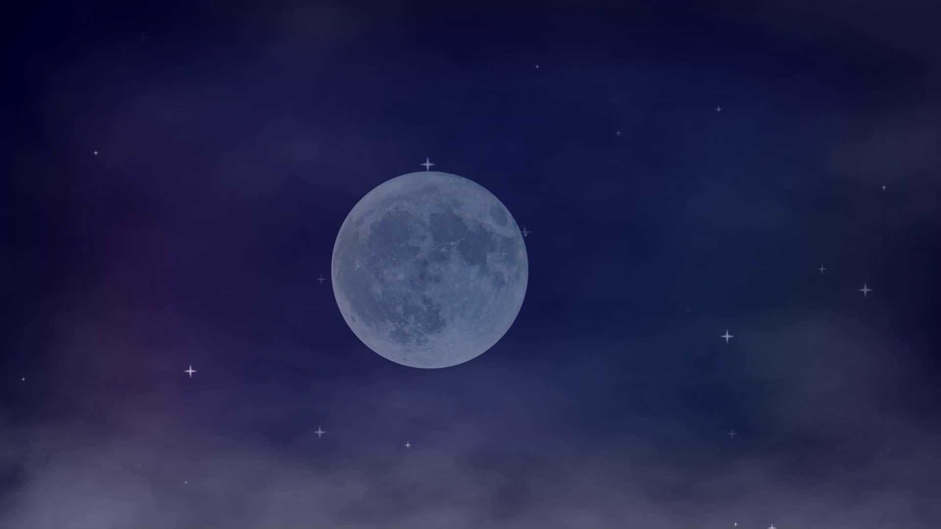 full moon rising, art of computer animation 9728983 Stock Video at Vecteezy