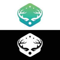 vector logo de ciervo