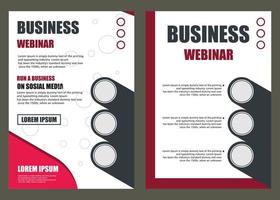 business flayer banner template vector