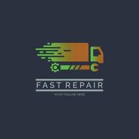 fast repair automotive logo template design for brand or company and other vector