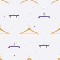 Vector flat hand drawn seamless pattern