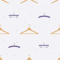 Vector flat hand drawn seamless pattern