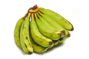 banana fruit on white isolated background premium photo