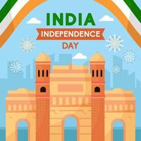 día de la independencia de la india vector