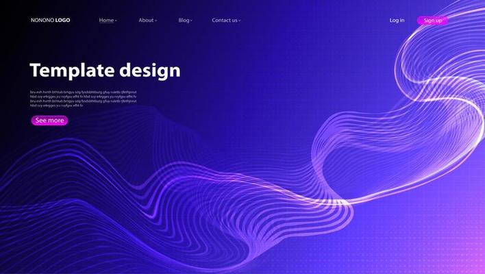 Abstract background modern design. Landing Page. Template for websites or apps.Vector.