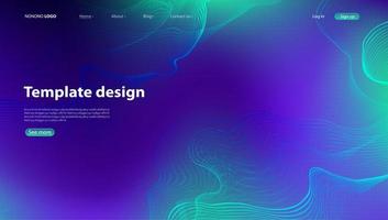 Abstract background modern design. Landing Page. Template for websites or apps.Vector.