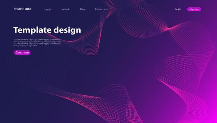Abstract background modern design. Landing Page. Template for websites or apps.Vector.