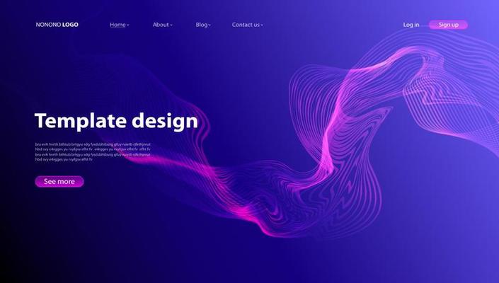 Abstract background modern design. Landing Page. Template for websites or apps.Vector.
