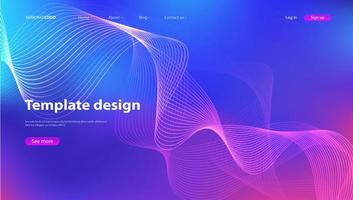 Abstract background modern design. Landing Page. Template for websites or apps.Vector. vector