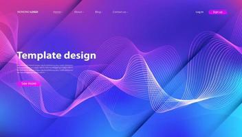 Abstract background modern design. Landing Page. Template for websites or apps.Vector. vector