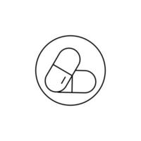 Medical Pills Icon vector