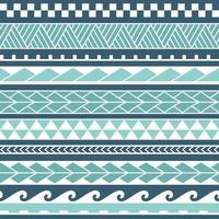 Vector seamless triangles pattern maori, ethnic, japan style. Colorful geometric background.