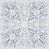 Classic blue monochromatic design seamless patterns. vector