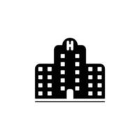 Hospital Building Icon vector