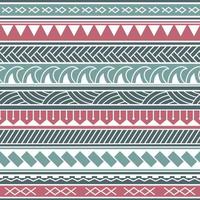 Vector seamless triangles pattern maori, ethnic, japan style. Colorful geometric background.