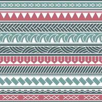 Vector seamless triangles pattern maori, ethnic, japan style. Colorful geometric background.