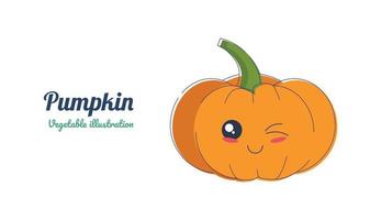 Pumpkin Illustration design vector