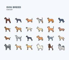 Dog Breeds icon set