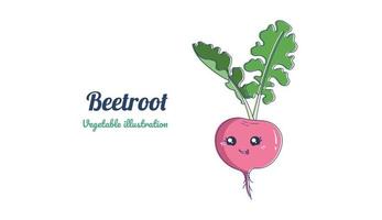 Beetroot Illustration design vector