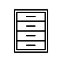 cabinet icon vector design template