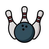 bowling icon vector design template