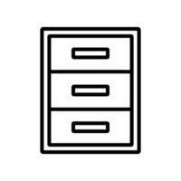 plantilla de diseño de vector de icono de gabinete
