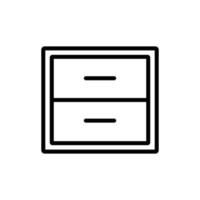 cabinet icon vector design template