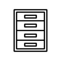 cabinet icon vector design template