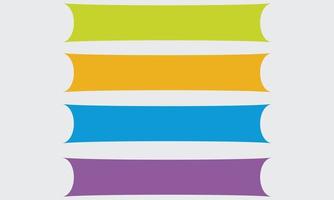 Blank Colorful Shape vector For Text banner  Design