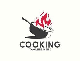 Cooking logo design vector