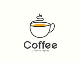 Coffee logo design vector