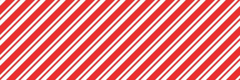 Christmas candy cane striped seamless pattern. Christmas candycane background with red stripes. Caramel diagonal print. Xmas traditional wrapping texture. Vector illustration