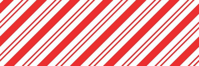 Christmas candy cane striped seamless pattern. Christmas candycane background with red stripes. Caramel diagonal print. Xmas traditional wrapping texture. Vector illustration
