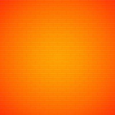 Hello summer party orange material brick wall abstract background backdrop pattern vector illustration