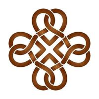 Soft pretzel breads flat color icon for apps or websites vector