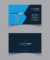 Modern creative business card design template vector