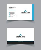 Corporate business card design template vector