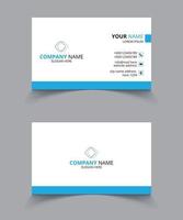 Modern creative business card design template vector