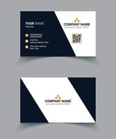 Corporate business card design template vector