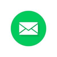 Message, SMS button icon vector for web or mobile app